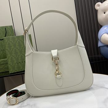 Gucci Jackie Small Shoulder Bag White 27.5x19x4cm