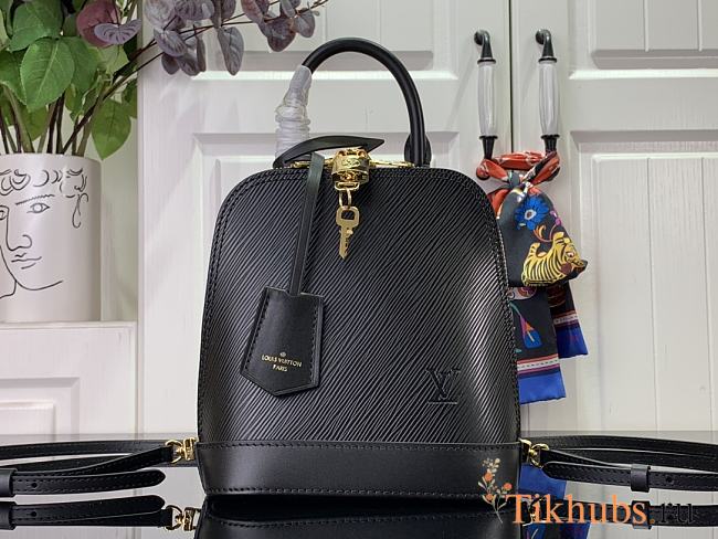 Louis Vuitton LV Alma Backpack Black 15 x 20 x 10 cm - 1