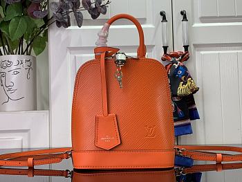 Louis Vuitton LV Alma Backpack Orange 15 x 20 x 10 cm