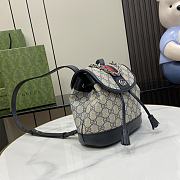 Gucci Ophidia Mini Backpack Blue Ebony 20.5x20x12cm - 6