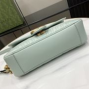 Gucci GG Marmont Small Shoulder Bag Pale Green 26x13x6cm - 5