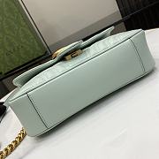 Gucci GG Marmont Mini Shoulder Bag Pale Green 22x13x6cm - 4