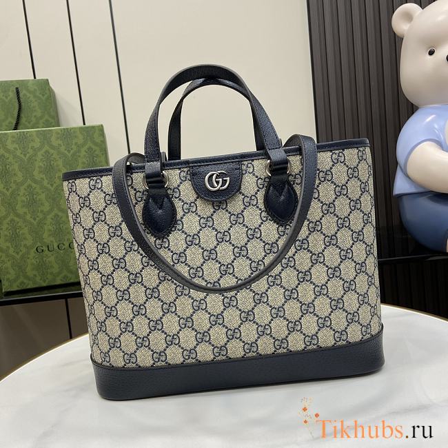 Gucci Ophidia GG Mini Tote Bag Blue 31x25x13cm - 1