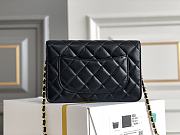 Chanel 24P Woc Black Lambskin Gold 19cm - 6