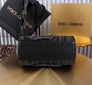 Dolce & Gabbana Medium Sicily Handbag Denim 20x18.5x10cm - 4