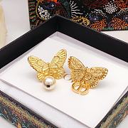 Dior Butterfly Earrings - 4