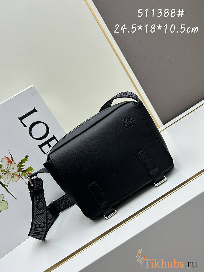 Loewe Messenger Bag Black 24.5x18x10.5cm - 1