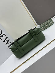 Loewe Messenger Bag Green 24.5x18x10.5cm - 4