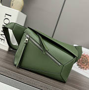 Loewe Small Puzzle Bumbag Green 24x16x10.5cm - 1