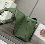 Loewe Small Puzzle Bumbag Green 24x16x10.5cm - 5