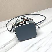 Fendi Mon Tresor Multicolor Canvas Mini Bag 18x12x10cm - 5