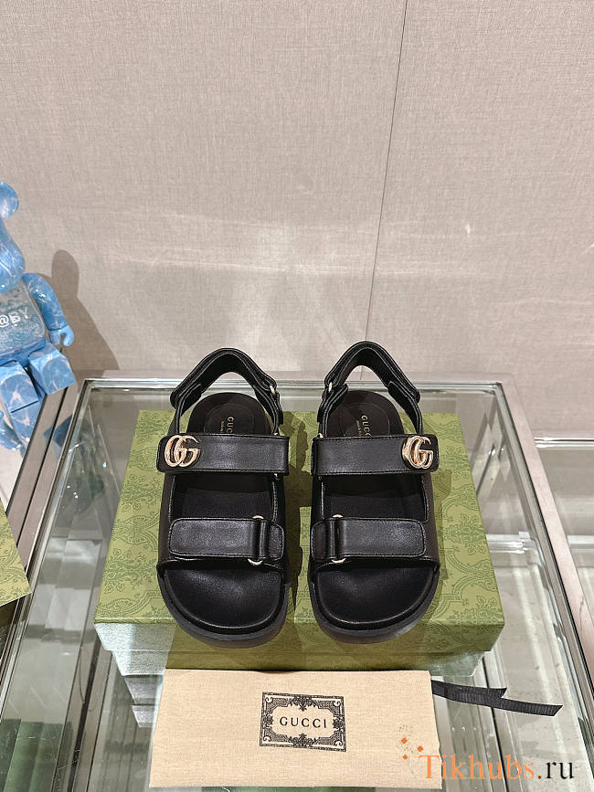 Gucci Black Sandal - 1