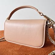 Valentino Garavani Locò Leather Rose Bag 20x11x5cm - 4