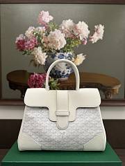 Goyard Saigon Tote Bag White 34x25x16cm - 1