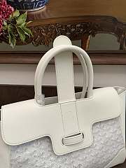 Goyard Saigon Tote Bag White 34x25x16cm - 6