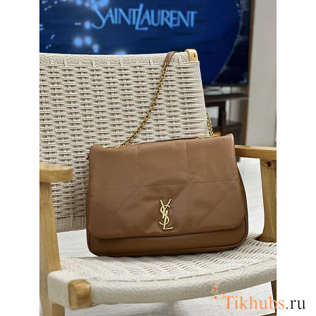 YSL Jamie 4.3 In Lambskin Brown 43x29x9cm - 1