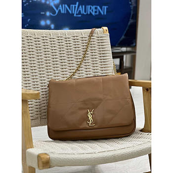 YSL Jamie 4.3 In Lambskin Brown 43x29x9cm