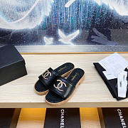 Chanel Black Slides 07 - 2