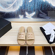 Chanel Beige Slides 01 - 1