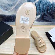 Chanel Beige Slides 01 - 5