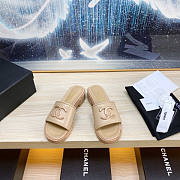 Chanel Beige Slides 01 - 3