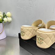 Chanel Beige Sandal 6.5cm - 4