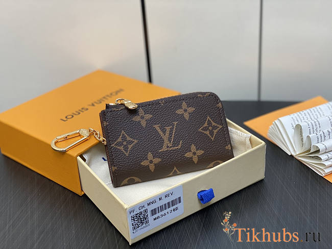 Louis Vuitton LV Noa Key Holder Monogram Brown 11 x 7 x 1.5 cm - 1