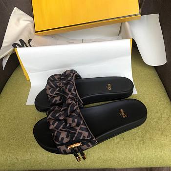 Fendi Brown Slides