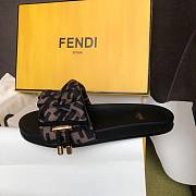 Fendi Brown Slides - 5