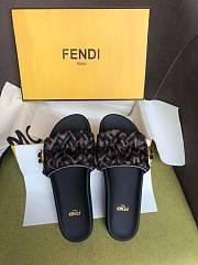 Fendi Brown Slides - 2