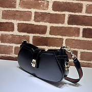 Gucci Moon Side Mini Shoulder Bag Black 24x12x5cm - 4