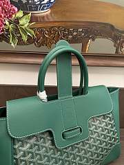 Goyard Saigon Tote Bag Green 34x25x16cm - 6