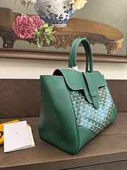 Goyard Saigon Tote Bag Green 34x25x16cm - 5
