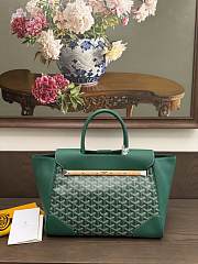 Goyard Saigon Tote Bag Green 34x25x16cm - 3