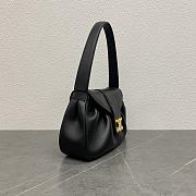 Celine Medium Polly Bag Black 33x19x9cm - 4