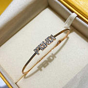 Fendi Fendigraphy Bracelet Gold Bracelet - 2