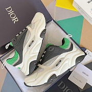 Dior B22 Sneakers in Green and White - 3