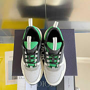 Dior B22 Sneakers in Green and White - 2