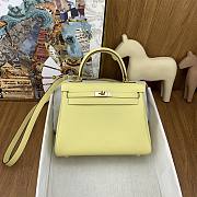 Hermes Kelly Bag 25 Light Yellow Togo Gold 25cm - 1