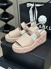 Chanel Pink Sandal Heel - 5