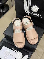 Chanel Pink Sandal Heel - 2