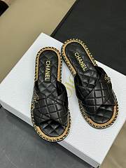 Chanel Black Slides 08 - 5