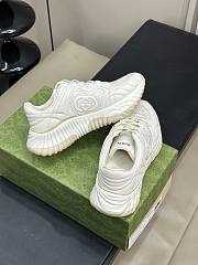 Gucci Interlocking G White Sneakers - 4