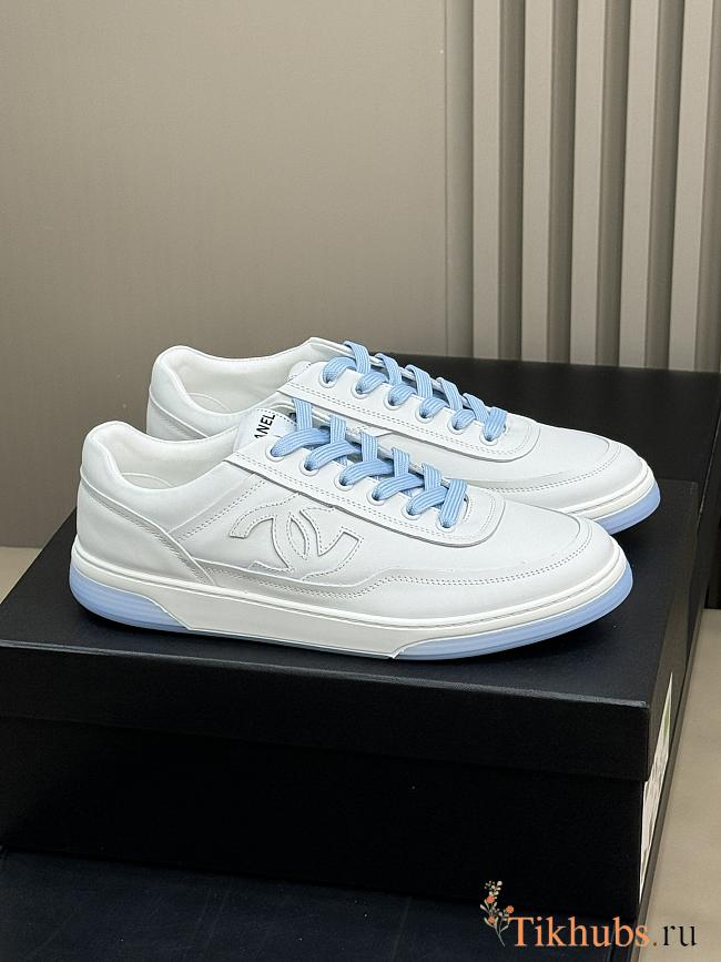 Chanel Sneaker White Blue - 1