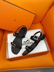 Hermes Black Sandal 01 - 4