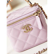 Chanel Mini Vanity Case Pink 11x8.5x7cm - 2