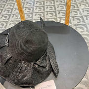 Dior Logo Bucket Hat in Black - 4