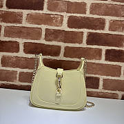 Gucci Jackie Notte Mini Bag Yellow 19.5x18x3.5cm - 1