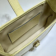 Gucci Jackie Notte Mini Bag Yellow 19.5x18x3.5cm - 3