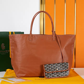 Goyard Anjou GM Bag Black Tan 40x20x34cm